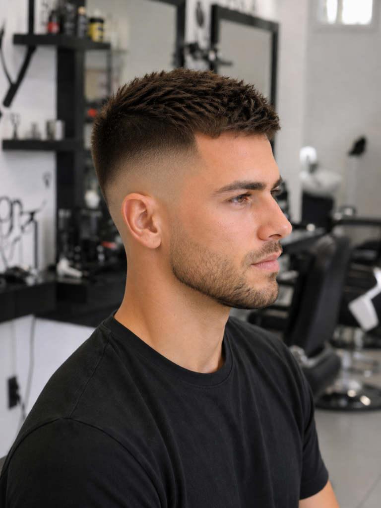 Strzyżenie Skin Fade maszynką